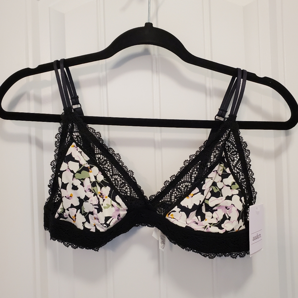 Auden Floral Triangle Bralette - M